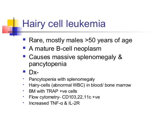 treatment of hairy cell leukemia Black men-white women sex